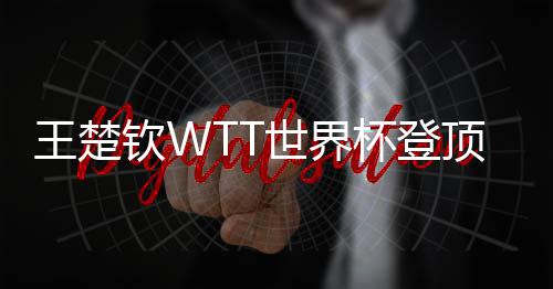 杯登钦W现三顶实王楚连冠世界