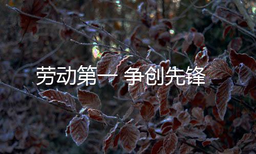 争第一劳动创先锋
