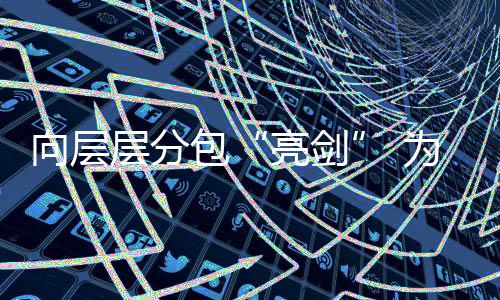 包工程向层调查为工违法顽疾亮剑量加码建筑减料记层分程质采访偷工分包