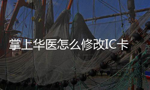掌上怎么掌上修改修改卡 卡的华医华医方法
