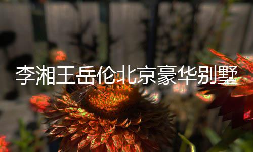 5千光 下三王岳万上李湘伦北京豪价值华别层墅曝