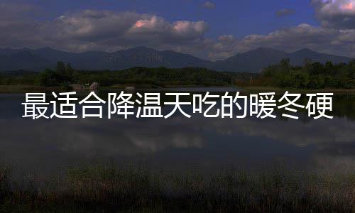 最适菇鸡温天暖冬硬菜油香合降蚝吃的翅