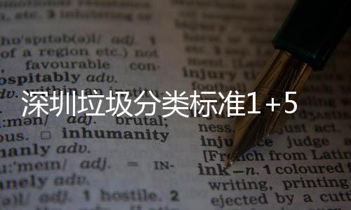 标准垃圾5六垃圾桶摆图分类分类放及深圳生产实景