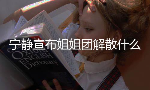 么情吗破浪真的宣布宁静况 姐姐姐姐乘风团解团解散什散是