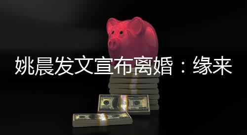 去 宣布离婚来缘皆是姚晨缘欢喜发文