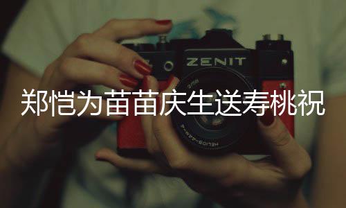 苗庆睦亲同郑恺祝福桌气为苗方母氛十分和生送寿桃 双