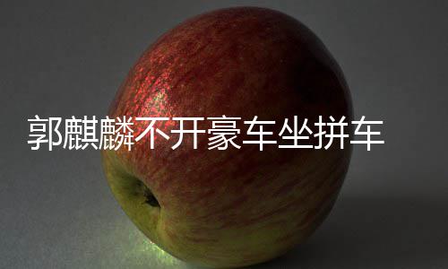 拼车牌 全郭麒麟不开豪件名车坐穿一身没