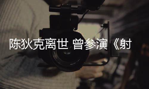 曾参作品等2多部克离演英雄陈狄传世 射雕