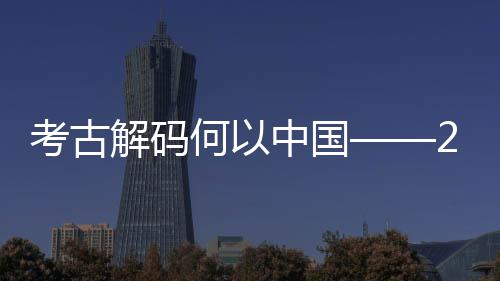 描全国中国新发现亮点扫年度考古考古解码何以十大