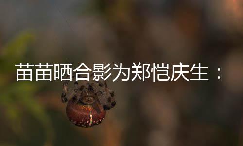 苗苗庆生郑恺的愿定能望一你影为晒合实现