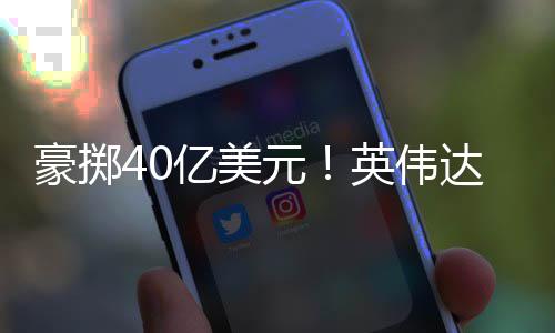 注两芯片达押家光巨头亿美元英伟豪掷