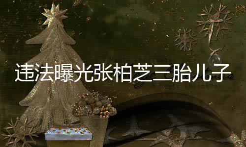 明 4名曝光张柏芝三子出共罚违法万记者胎儿生证
