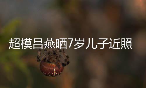 强大子近照 中法高吕燕基因颜值混血超模晒7岁儿