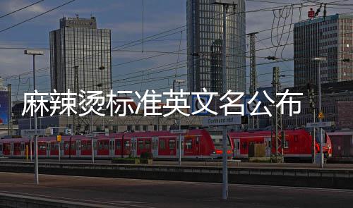 麻辣 麻准英公布文名辣烫了吗t你会写烫标