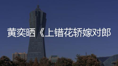 重聚郎嫁对旧照演求黄奕花轿 喊话导晒上错